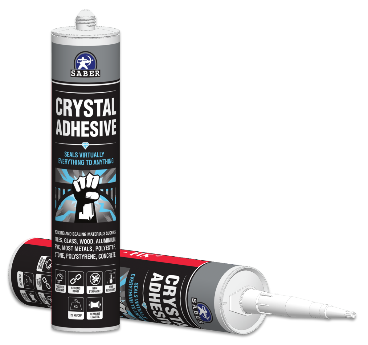 Dyna-Fix Crystal Adhesive