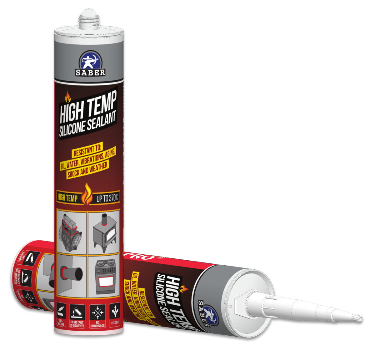 Dyna-Pro High Temp Silicone Sealant